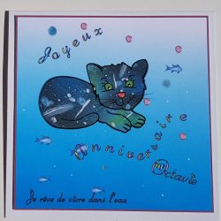 carte : Chat "Octavie"